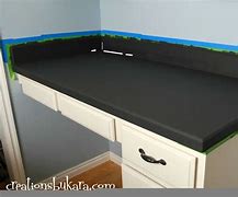 Image result for Painting Countertops Black