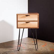 Image result for Hairpin Leg Nightstand