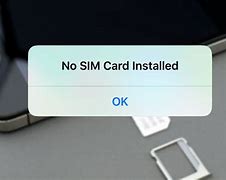 Image result for No Sim Card Installed iPhone