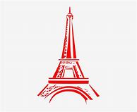 Image result for Red Eiffel Tower Clip Art