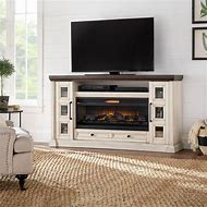 Image result for White 70 Inch Electric Fireplace with Stone
