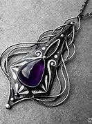 Image result for Number 8 Purple Pendant