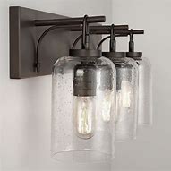 Image result for Seeded Glass Vanity Light Fixtures