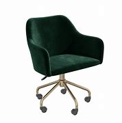 Image result for Green Velvet Office Chair