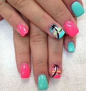Image result for Tropical Vacation Nails