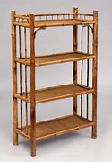 Image result for Bamboo Look Bookcase