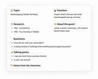 Image result for Podcast Show Outline Template
