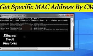 Image result for Get Mac Address