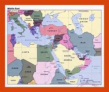 Image result for Middle East Political Map Sticker