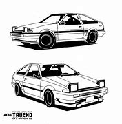 Image result for Initial D AE86 Vector