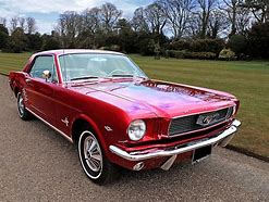 Image result for Candy Apple Red 66 Mustang