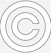 Image result for copyright symbol white