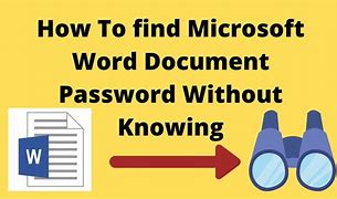 Image result for I Forgot My Word Document Password