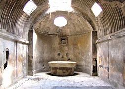 Image result for Ancient Roman Baths Pompeii