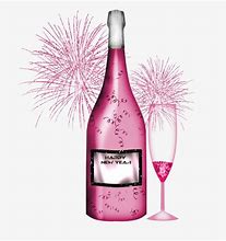 Image result for Glitter Champagne Bottle Clip Art