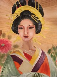 Image result for Japanese Geisha Art
