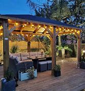 Image result for Small Backyard with Gazebo