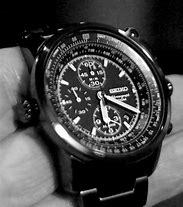 Image result for Seiko Chronograph 100M Watch 7T92 Ors8 HR 2