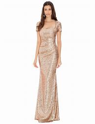 Image result for Rose Gold Prom Dress Plus Size