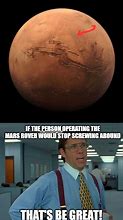 Image result for What Mars Will Look Like Meme