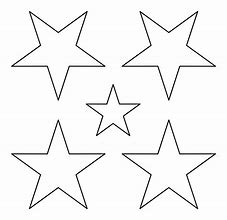 Image result for Striped Red and White Star Cut Out