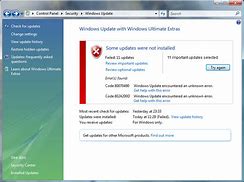 Image result for Windows Update Error