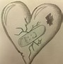 Image result for Pencil Drawing Heart Apple