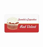 Image result for Red Velvet Cupcakes Package Label
