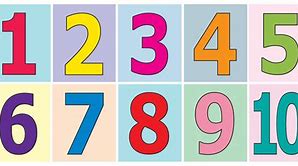 Image result for Free Printable Numbers 1-10