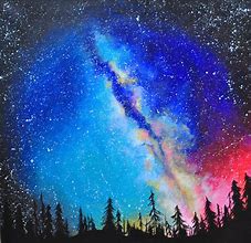 Image result for Galaxy Love Painting