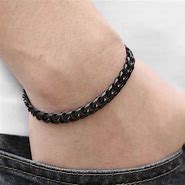 Image result for Men's Black Stainless Steel Bracelets