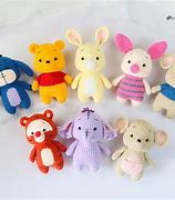 Image result for Free Crochet Winnie the Pooh Pattern for Toddler Mittens