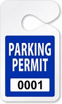 Image result for Parking Permit Placards
