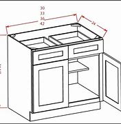 Image result for 33 Lazy Susan Cabinet Dimensions