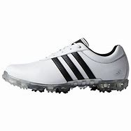 Image result for Adidas Black and White Golf Shoes