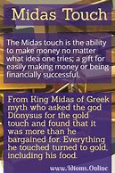 Image result for Midas Touch Origin