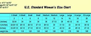 Image result for Standard Dress Size Chart