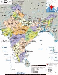 Image result for Donde Esta India En El Mapa