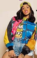 Image result for Cardi B 90s Outfit