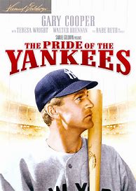 Image result for Pride of the Yankees DVD