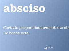 Image result for absciso�n