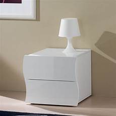 comodino laccato bianco comodino in melaminico 50x40xh42 cm onda laccato bianco comodino laccato bianco comodino in melaminico 50x40xh42 cm onda laccato bianco