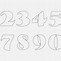 Image result for Cut Out Number Stencils