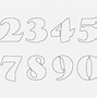 Image result for Free Stencil Numbers to Print and Cut Out