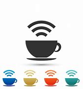 Image result for Vector Ca Phe Wi-Fi