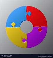 Image result for Circle Puzzle Pieces