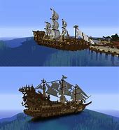 Image result for Simple Pirate Ship Minecraft