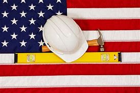 Image result for Construction in American Flag Pin