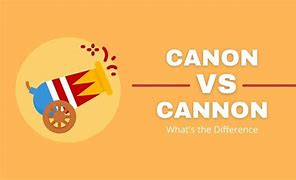 Image result for Canon vs Cannon