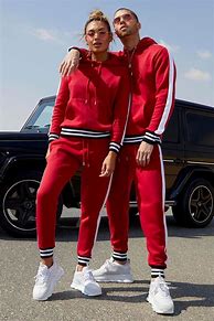 Image result for Couples Matching Red Outfits